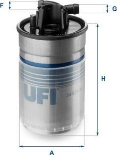 UFI 24.424.00 - Топливный фильтр abcparts.ee