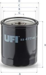 UFI 23.477.00 - Масляный фильтр abcparts.ee
