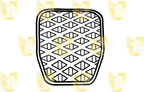 Unigom 155033 - Педальные накладка, педаль тормоз abcparts.ee