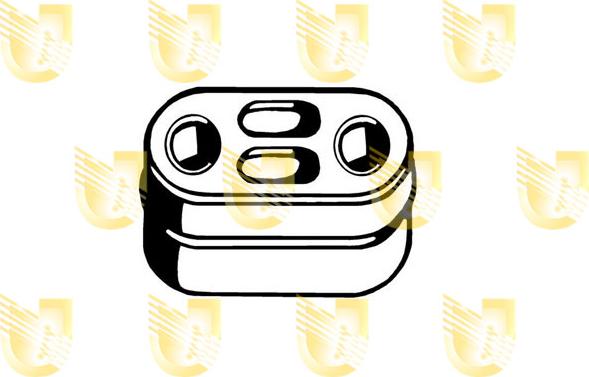 Unigom 165017 - Кронштейн, втулка, система выпуска ОГ abcparts.ee