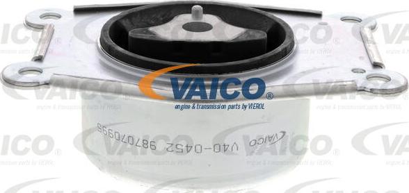 VAICO V40-0452 - Подушка, опора, подвеска двигателя abcparts.ee