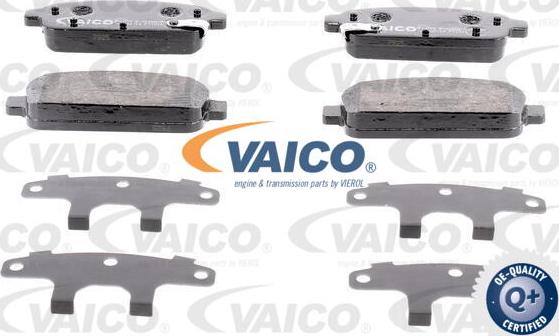 VAICO V40-0682 - Тормозные колодки, дисковые, комплект abcparts.ee