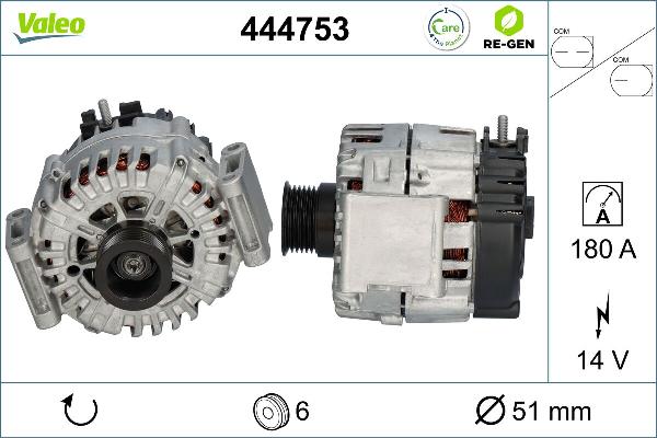 VALEO 444753 - Генератор abcparts.ee