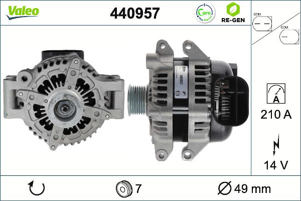 VALEO 440957 - Генератор abcparts.ee
