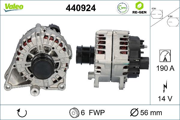 VALEO 440924 - Генератор abcparts.ee