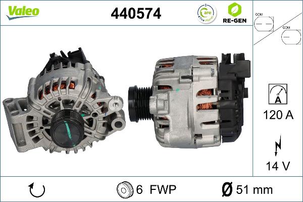 VALEO 440574 - Генератор abcparts.ee