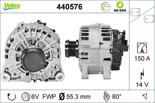 VALEO 440576 - Генератор abcparts.ee