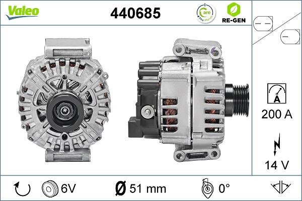 VALEO 440685 - Генератор abcparts.ee