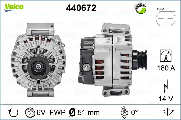 VALEO 440672 - Генератор abcparts.ee