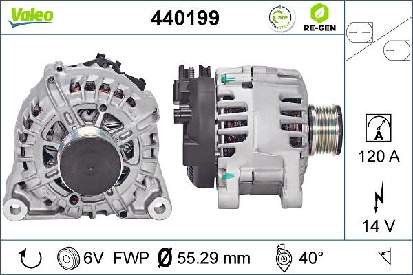 VALEO 440199 - Генератор abcparts.ee