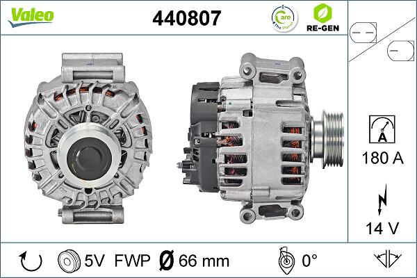 VALEO 440807 - Генератор abcparts.ee