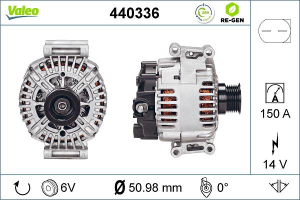 VALEO 440336 - Генератор abcparts.ee