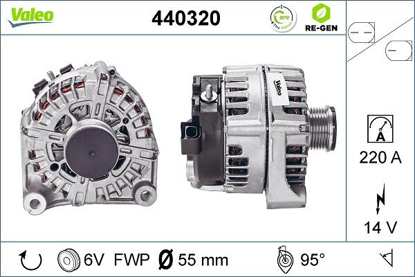 Valeo 440320 - Генератор abcparts.ee