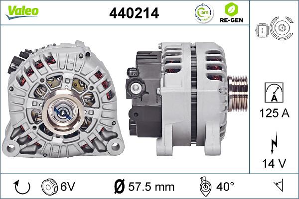 VALEO 440214 - Генератор abcparts.ee