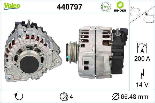 VALEO 440797 - Генератор abcparts.ee