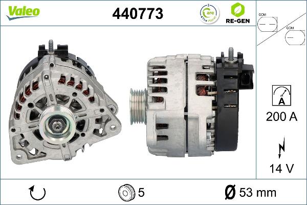 VALEO 440773 - Генератор abcparts.ee