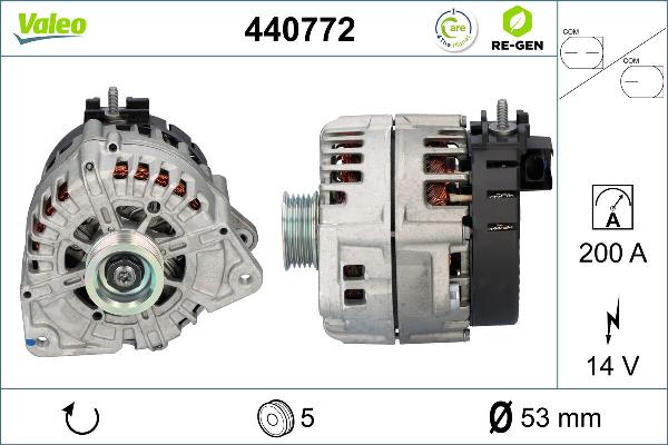 VALEO 440772 - Генератор abcparts.ee