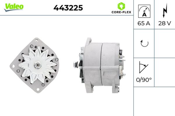 VALEO 443225 - Генератор abcparts.ee
