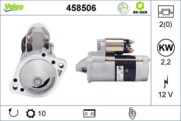 VALEO 458506 - Стартер abcparts.ee