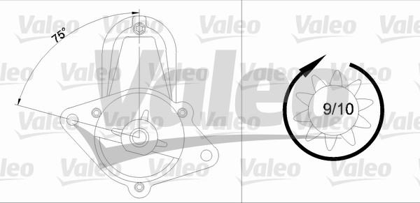 VALEO 458188 - Стартер abcparts.ee