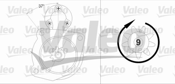 Valeo 458212 - Стартер abcparts.ee
