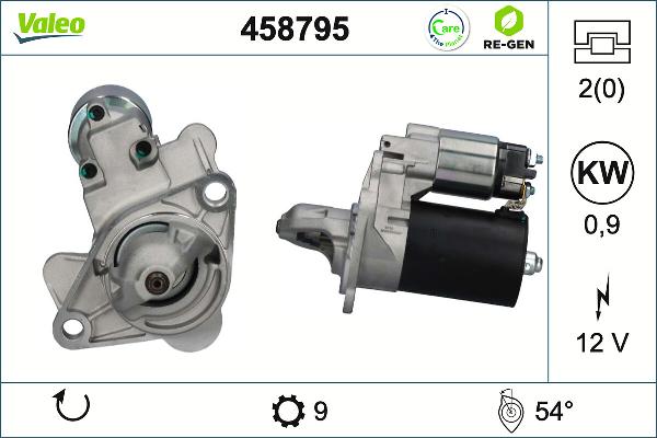VALEO 458795 - Стартер abcparts.ee