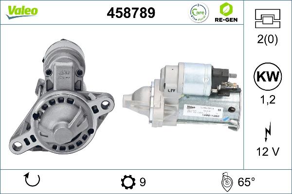 VALEO 458789 - Стартер abcparts.ee