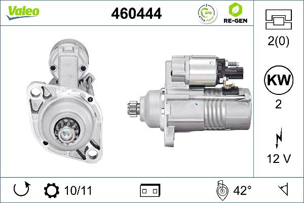 VALEO 460444 - Стартер abcparts.ee