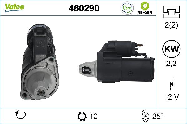 VALEO 460290 - Стартер abcparts.ee