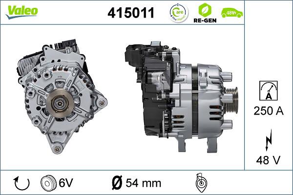 VALEO 415011 - Пусковой генератор abcparts.ee