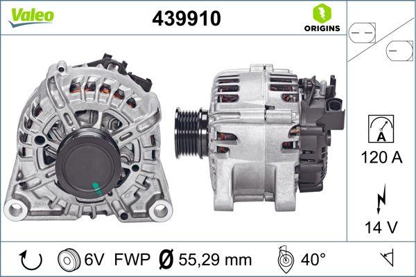 VALEO 439910 - Генератор abcparts.ee