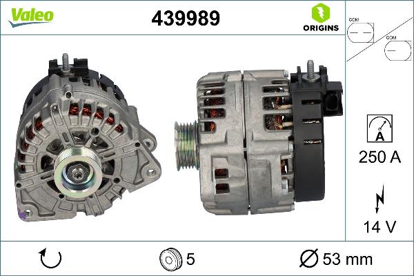 VALEO 439989 - Генератор abcparts.ee