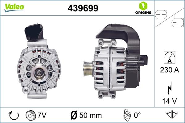VALEO 439699 - Генератор abcparts.ee