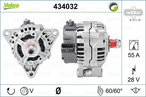 VALEO 434032 - Генератор abcparts.ee