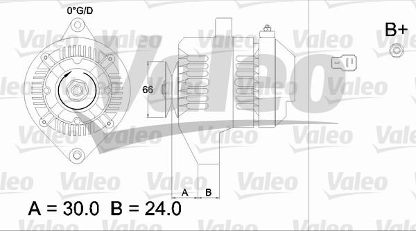 VALEO 436497 - Генератор abcparts.ee