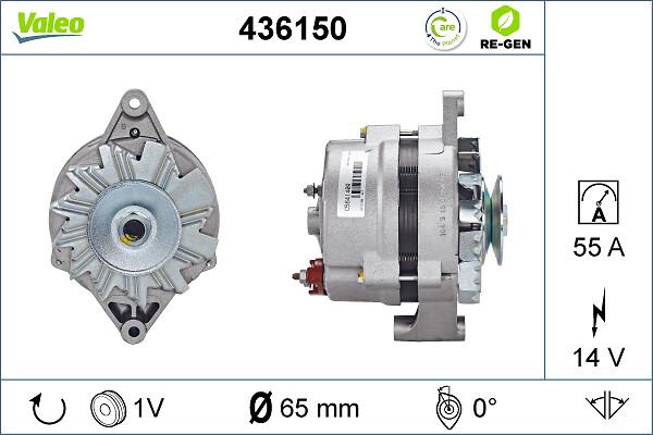 VALEO 436150 - Генератор abcparts.ee