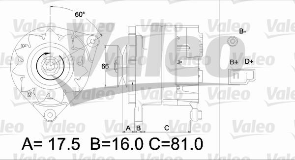 Valeo 436173 - Генератор abcparts.ee