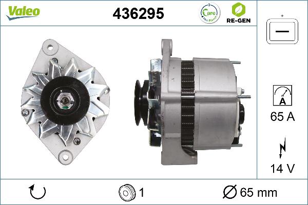 VALEO 436295 - Генератор abcparts.ee