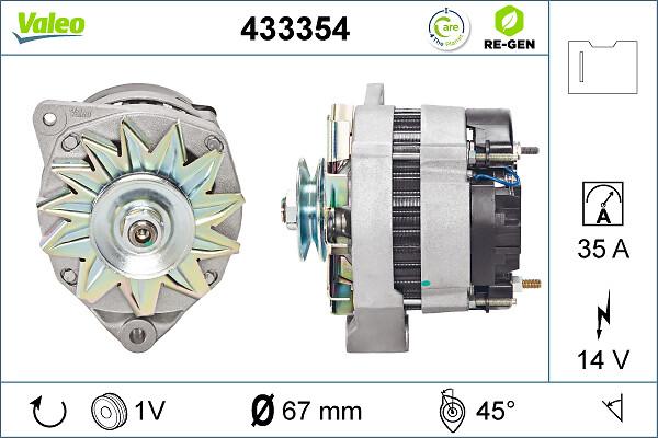 VALEO 433354 - Генератор abcparts.ee