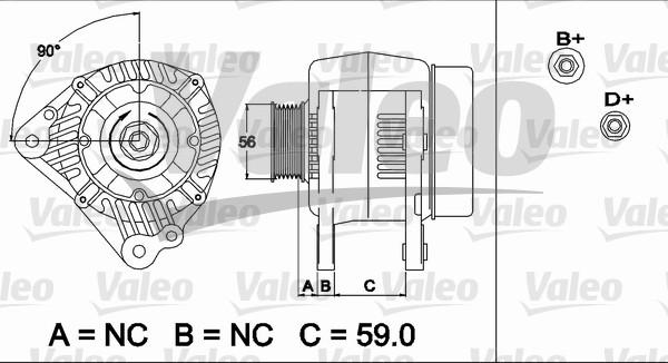 Valeo 437492 - Генератор abcparts.ee