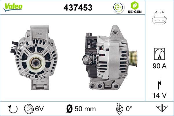 VALEO 437453 - Генератор abcparts.ee
