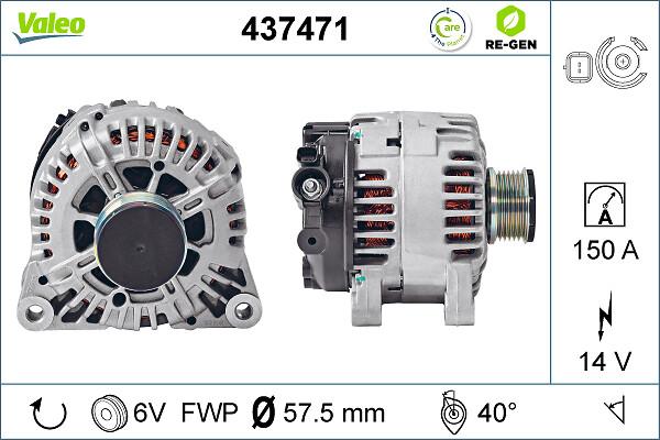 VALEO 437471 - Генератор abcparts.ee