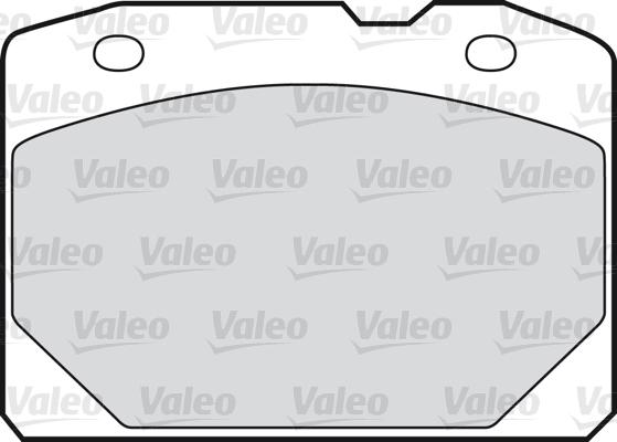 Valeo 598405 - Тормозные колодки, дисковые, комплект abcparts.ee