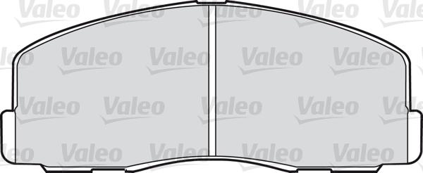 VALEO 598220 - Тормозные колодки, дисковые, комплект abcparts.ee