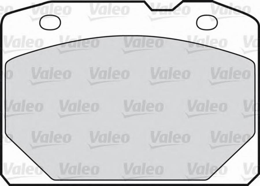 Valeo 551441 - Тормозные колодки, дисковые, комплект abcparts.ee