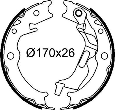 VALEO 564246 - Piduriklotside komplekt abcparts.ee