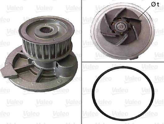 Valeo 506856 - Водяной насос abcparts.ee