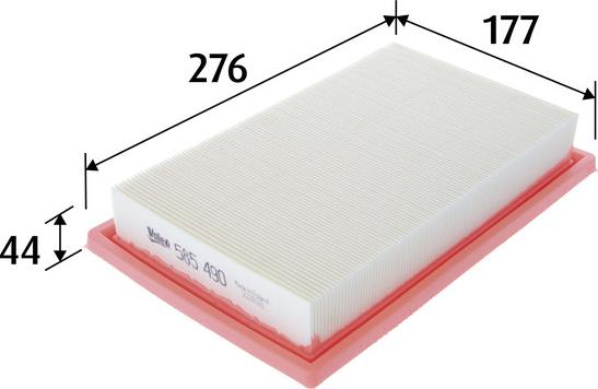 VALEO 585490 - Воздушный фильтр двигателя abcparts.ee
