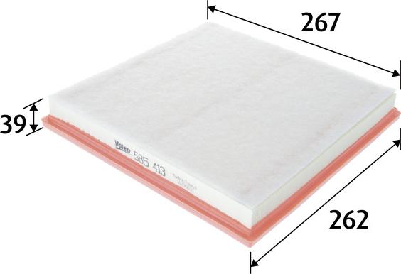 VALEO 585413 - Воздушный фильтр двигателя abcparts.ee