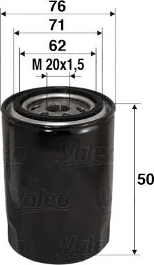 Valeo 586001 - Масляный фильтр abcparts.ee